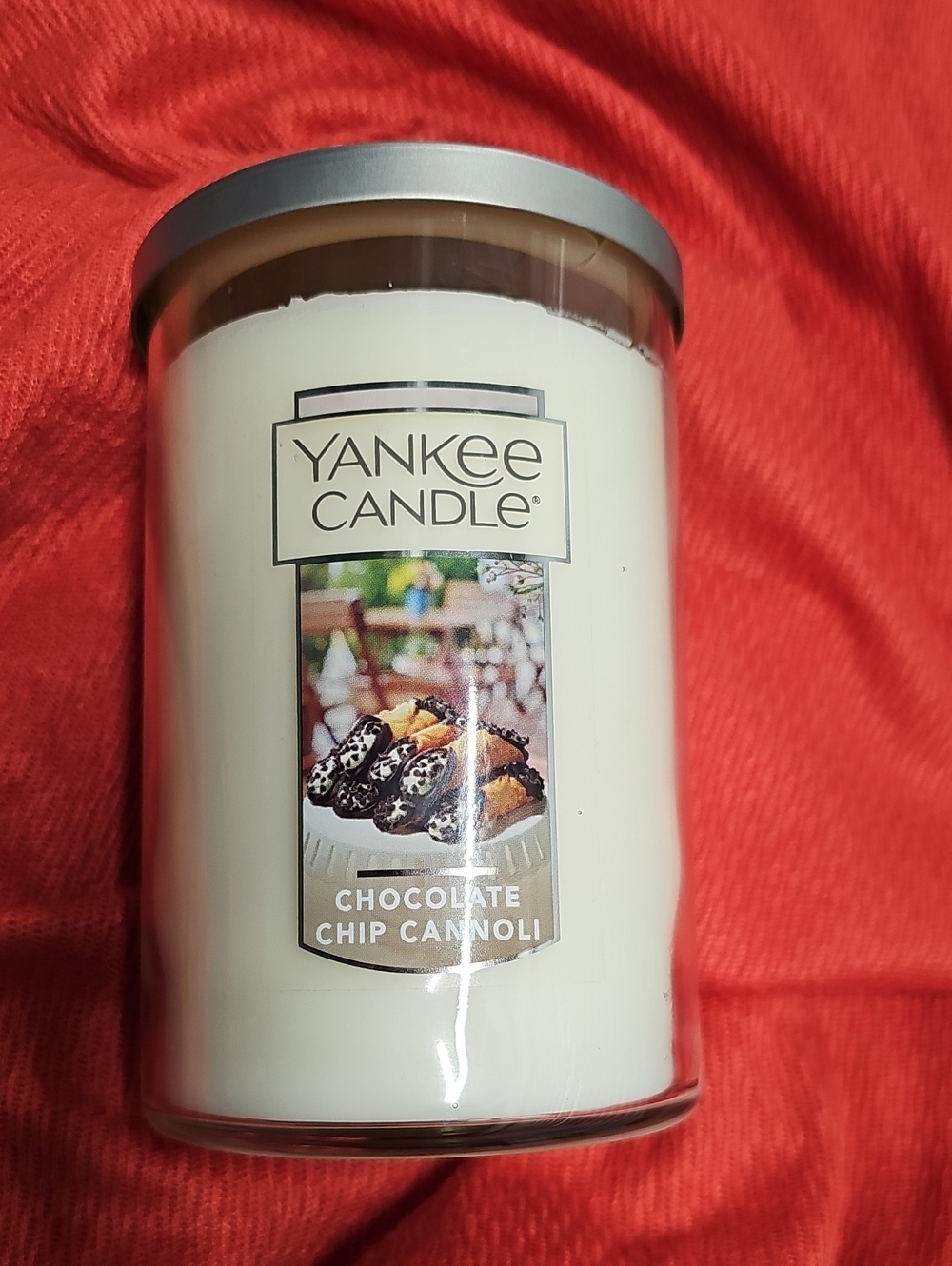 Yankee Candle Chocolate Chip Cannoli Latge Jar 22 Oz NWT